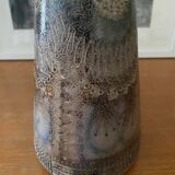 Salt stoneware lamp base signed jean-claude courjault