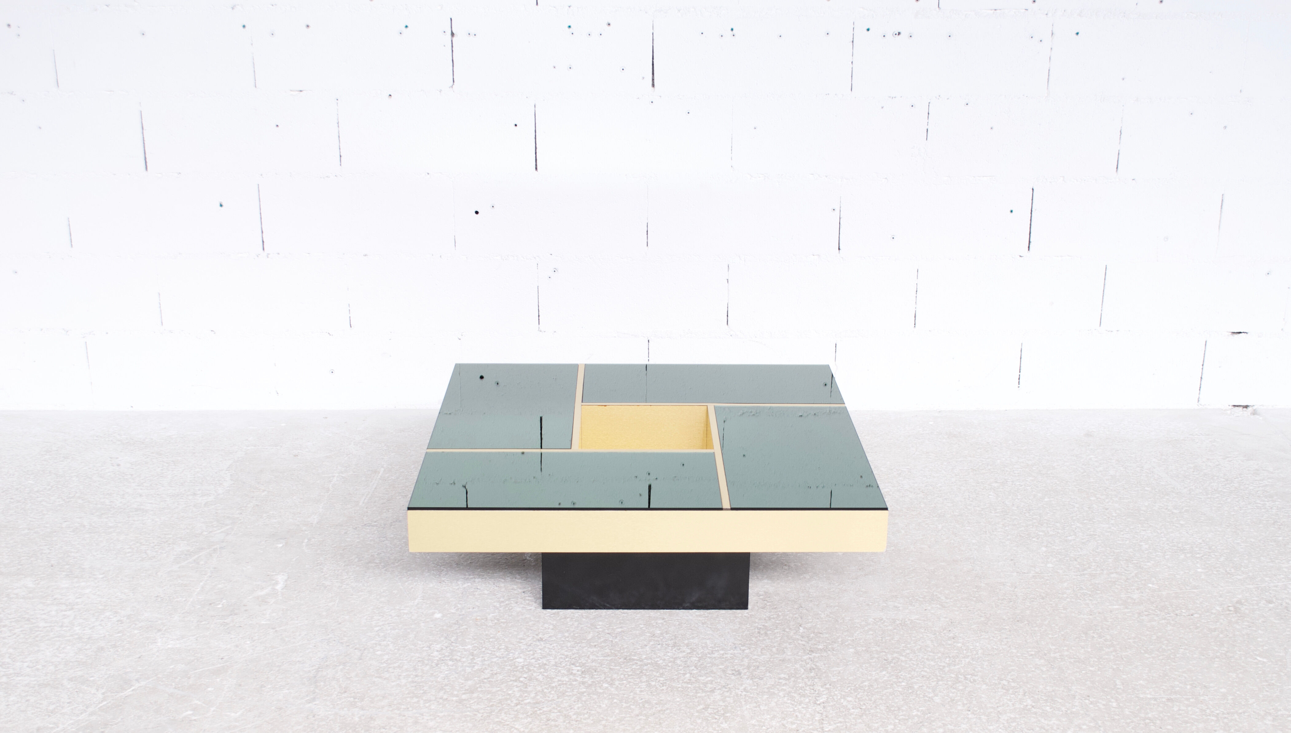 Coffee table bar 70' ny form by Ausenda-Grossi-Gavioli