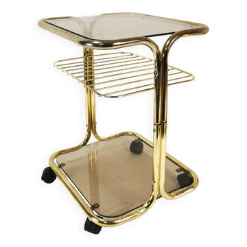 Table d'appoint mobile moderniste, Allemagne, 1970