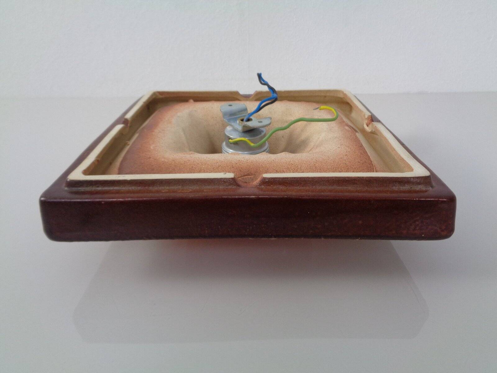 Pop Art Ceramic Wall Lamp, Germany, 1970s