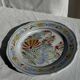 Antique decorative plate IB Quimper with polychrome floral decoration D24