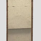 Miroir de style Louis XVI en bois et stuc doré XIX siècle Trumeau de cheminée