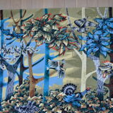 Tapisserie sérigraphiée « La forêt » de  Robert Debiève