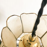 Vintage mother-of-pearl pendant lamp
