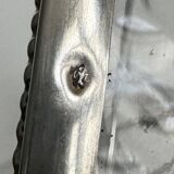 Val Saint Lambert Crystal Fruit Bowl | Silver Rim | Art Deco