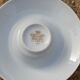 Empty ashtray pocket Hotel Crillon Paris, Limoges porcelain, manufact. Haviland