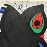 Original exhibition poster by Joan MIRO, Grand Palais, 1974