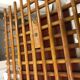 Vintage rattan mirror 1960
