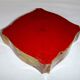Art Deco marble ashtray signed Quercia 16.5 cm accessory cigar humidor