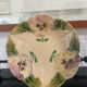 Dessert plate in majolica from Choisy le Roi