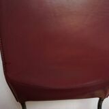 Ross Littell for Matteo Grassi Armchairs Bordeaux Leather & Steel, set of 2
