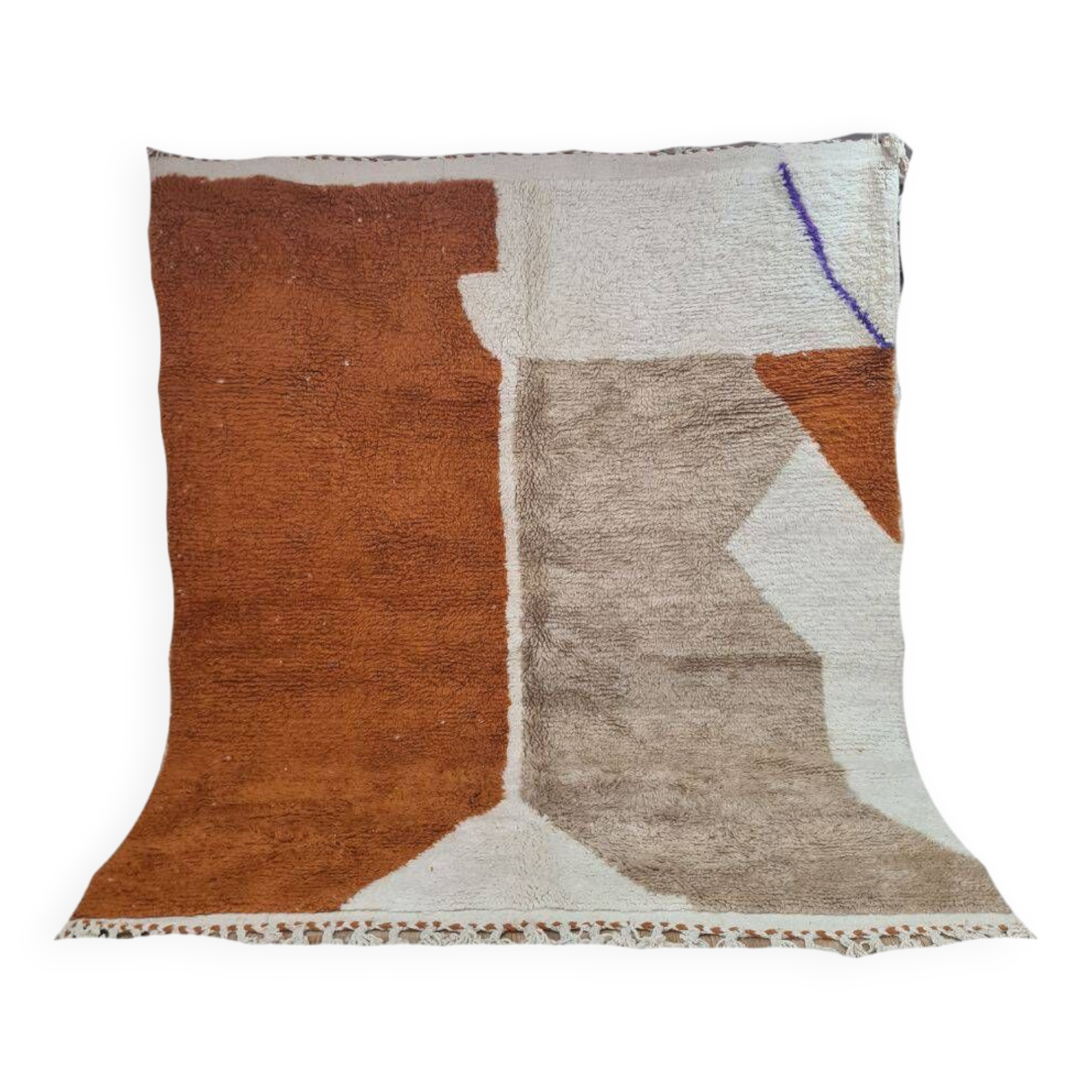 Berber mrirt handmade wool rug 300 X 200 CM