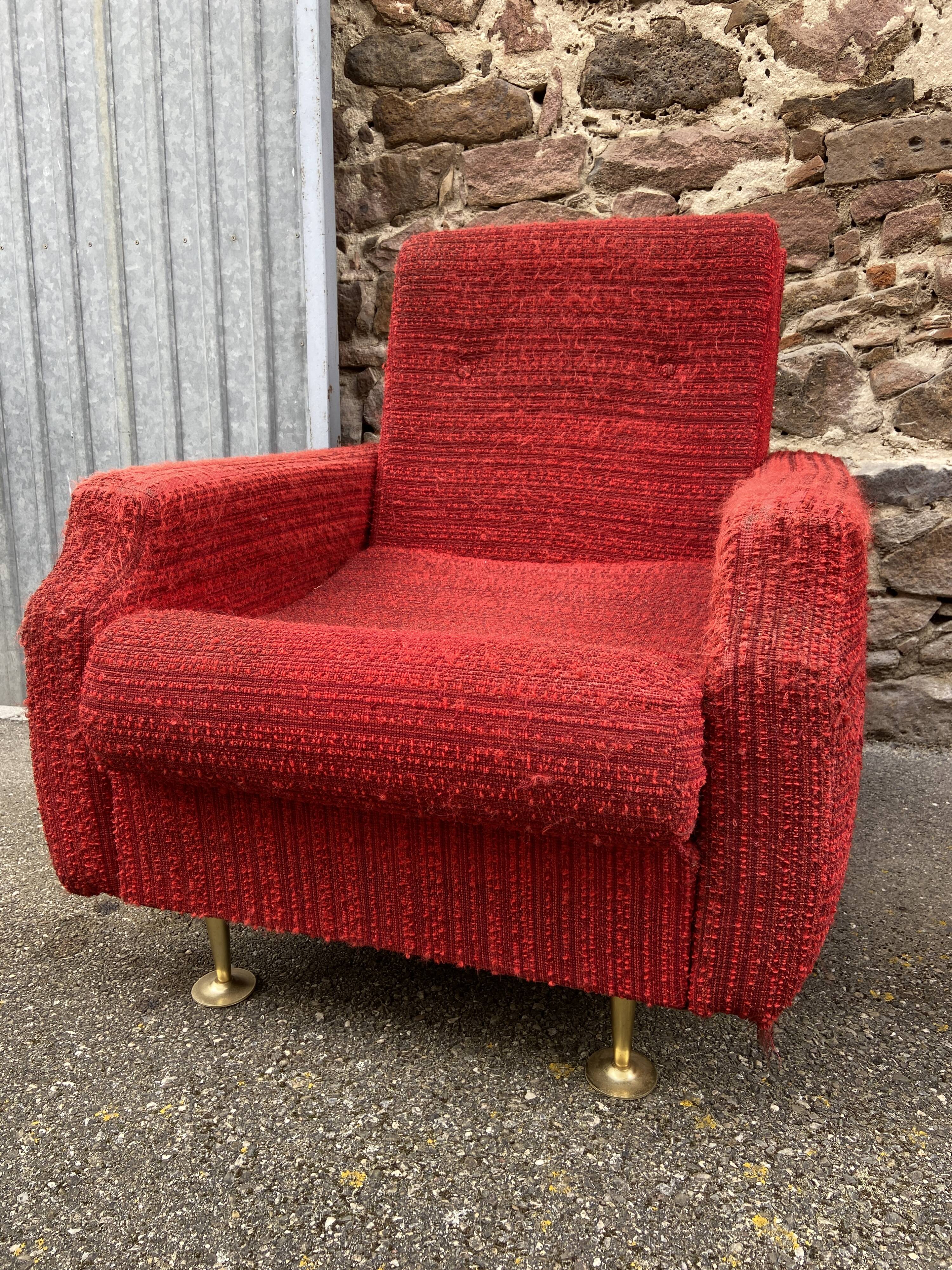 pair of vintage 60s armchairs