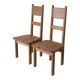 2 solid pine chairs | Roland Wilhelmsson for Karl Andersson & Söner | Sweden | 1960s