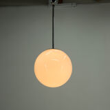 Chrome-plated minimalistic chandelier, 1930s