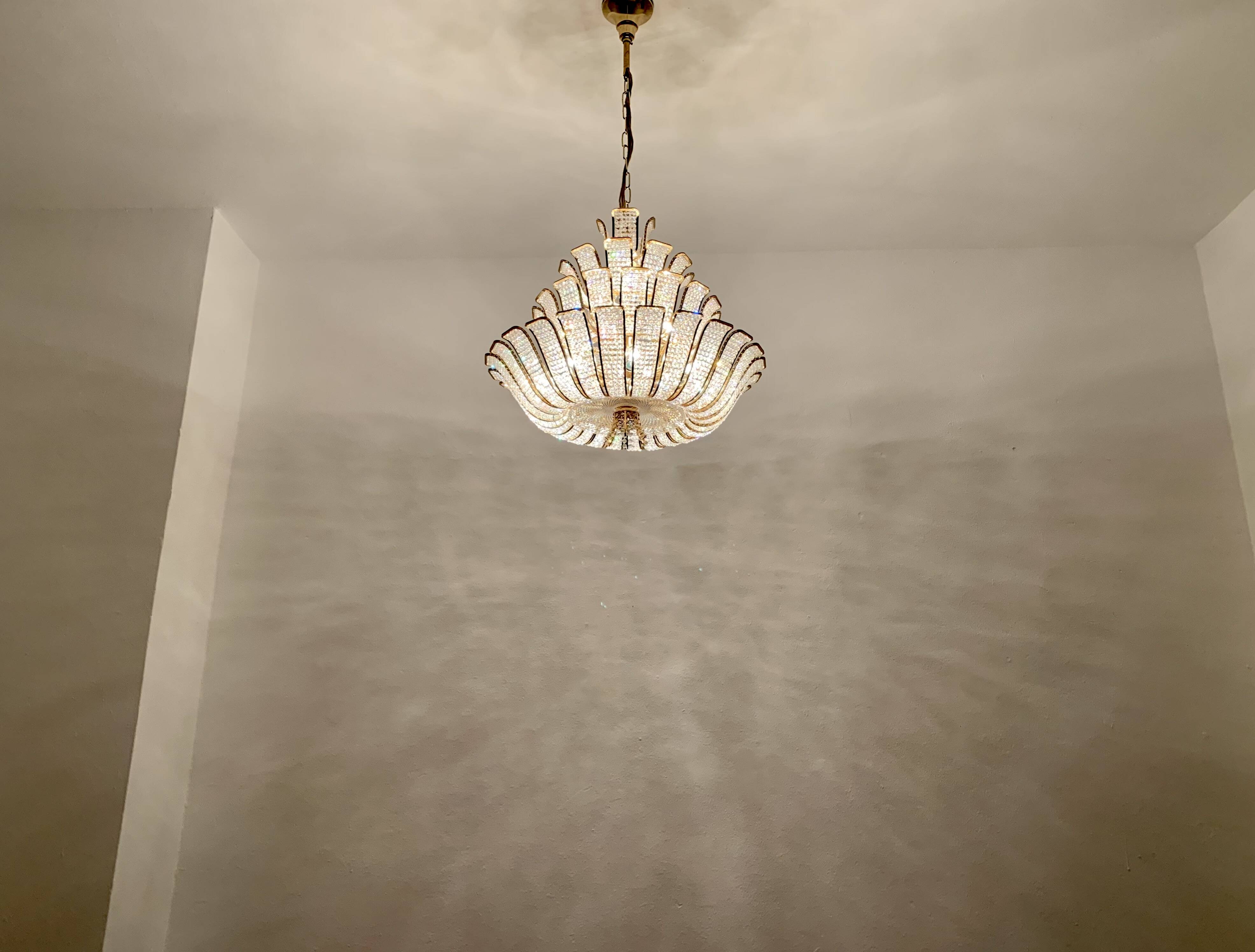 Lustre en cristal de Palwa