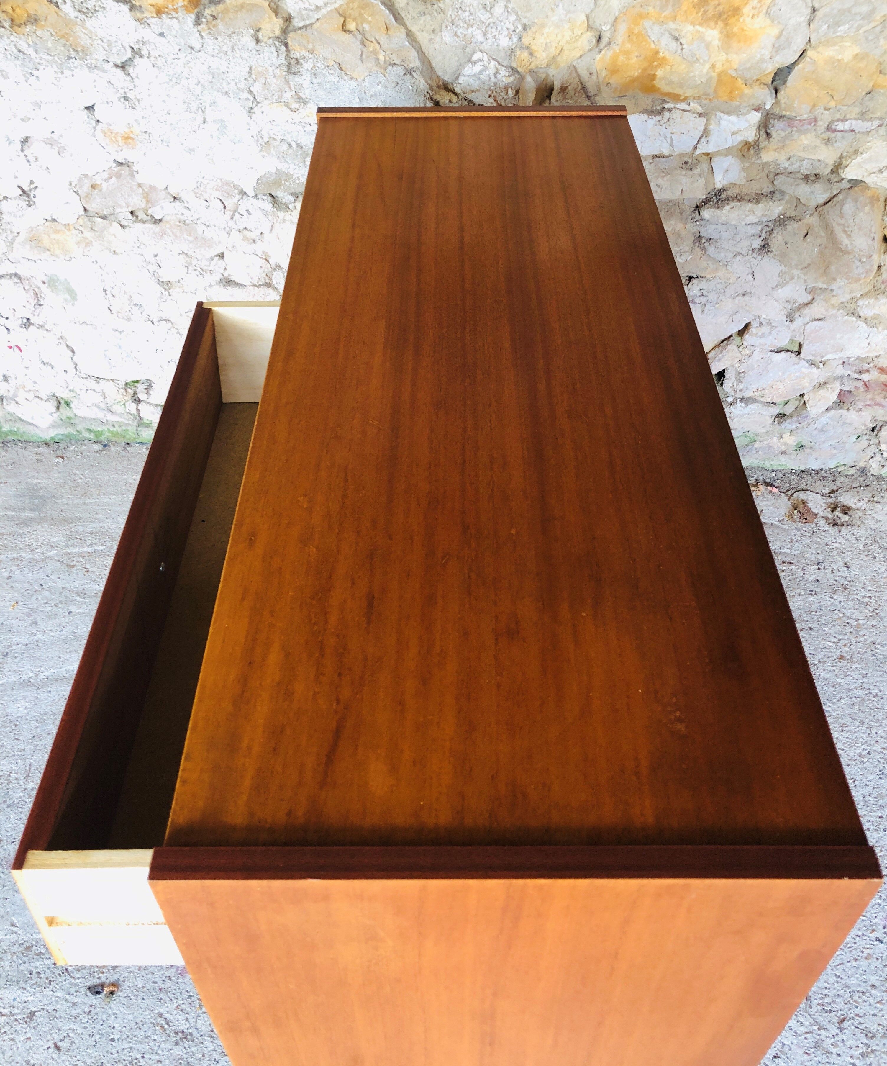 Vintage chest of drawers four drawers and 1 60s door