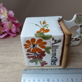 Old Ceramic Matchbox Italy