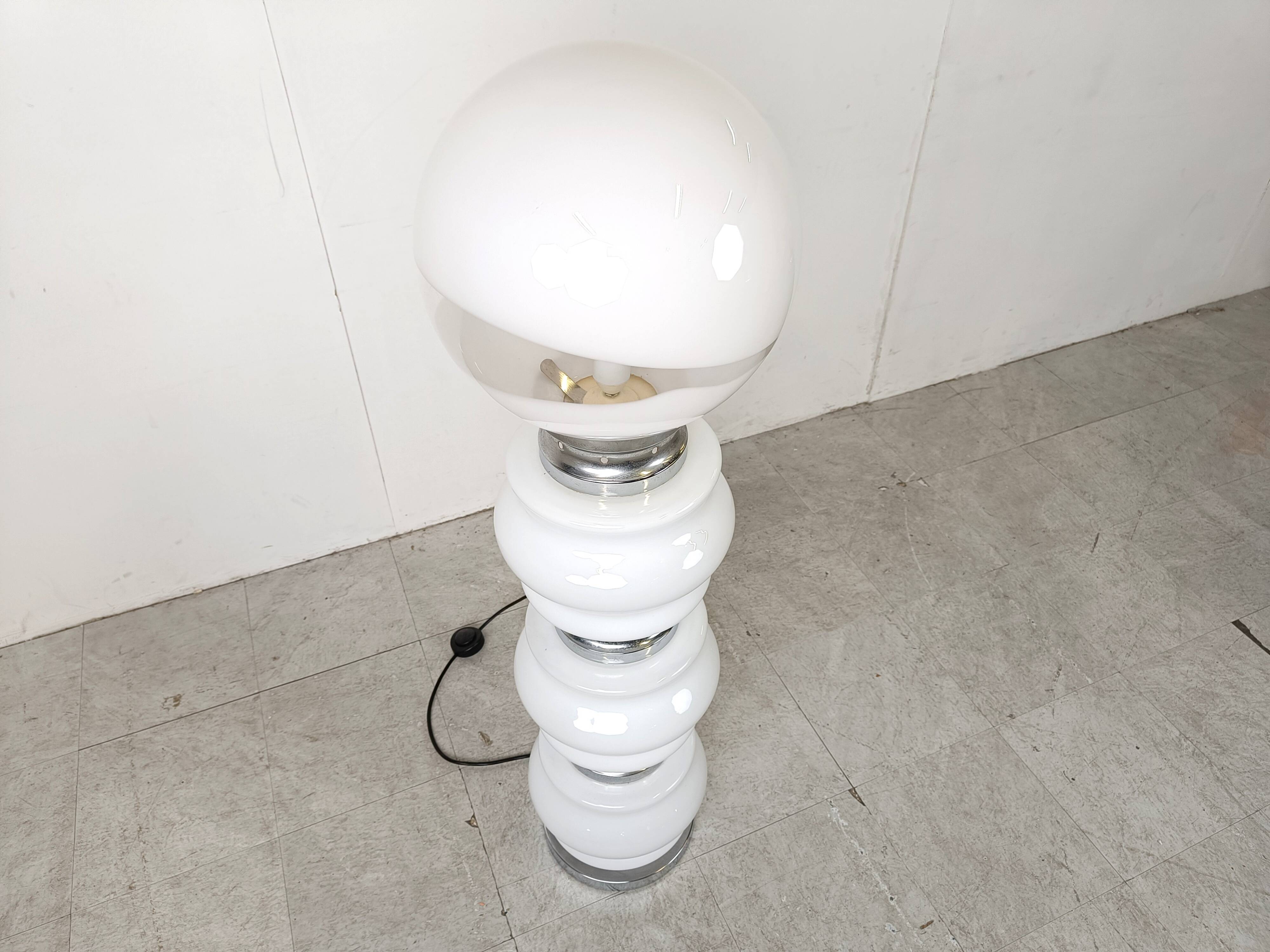 Vintage floor lamp by Mazzega, 1960s