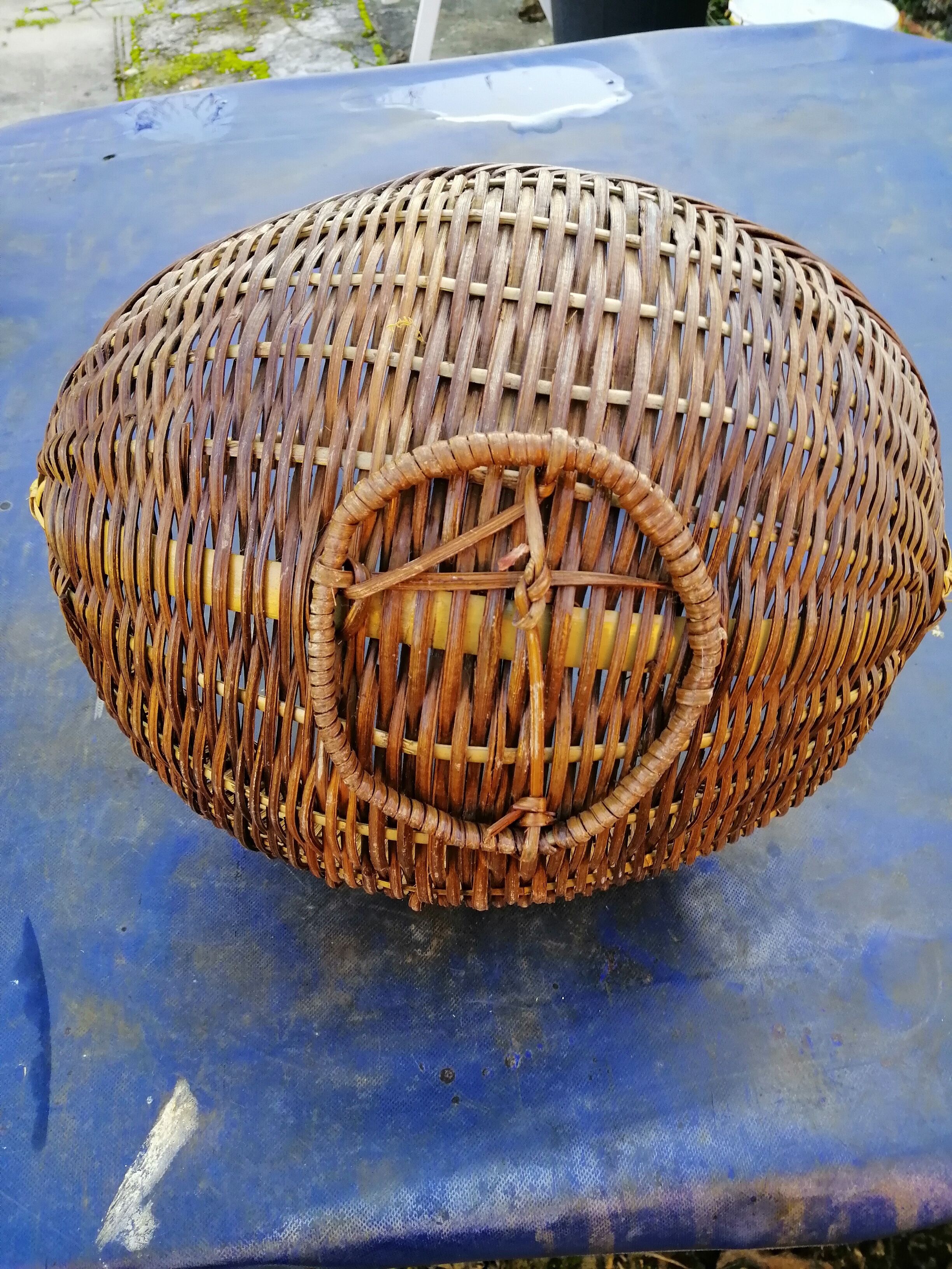Vintage wicker basket