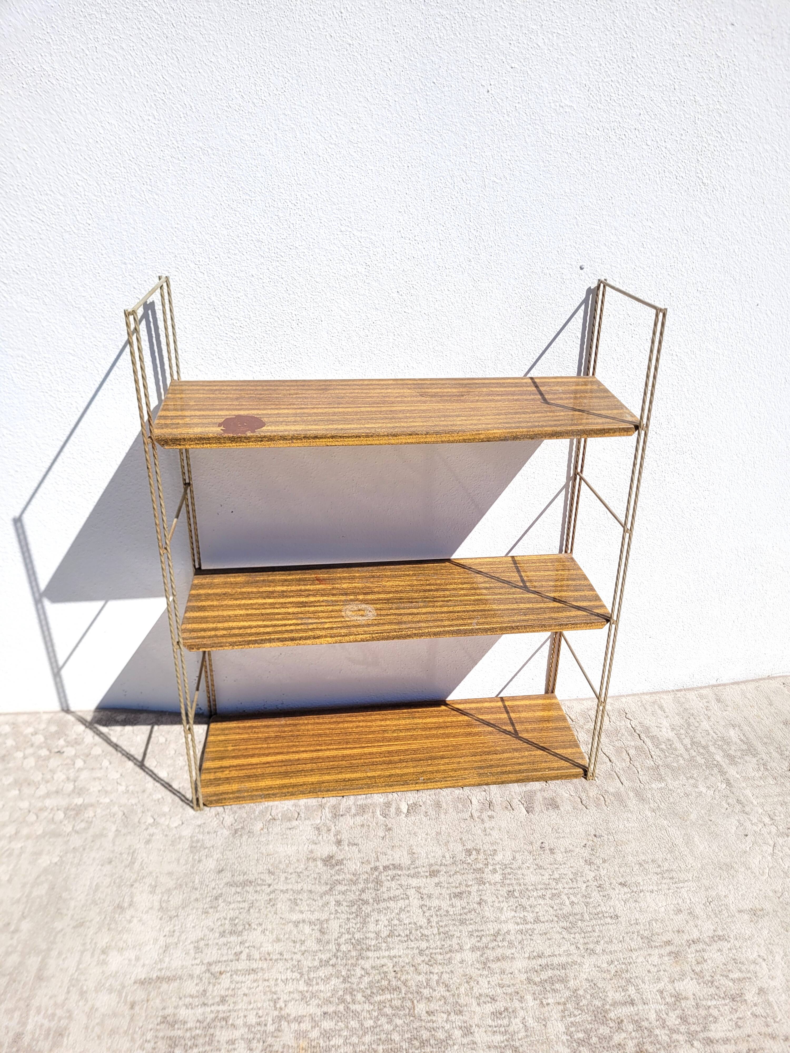 Vintage 70s string-style shelf