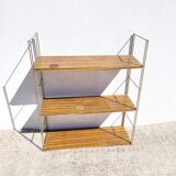 Étagère vintage type string années 70