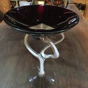 Coupe en verre étiré "Alicja" Pologne années 70
