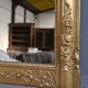 Important gilded wooden mirror, Restoration style – 19th century