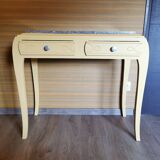 Grey marble art deco console