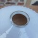 2 vintage opaline suspensions