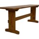 Vintage Scandinavian pinewood bench from the 1960's modern design