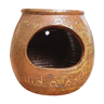 Glazed stoneware salt pot