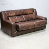 De Sede DS 43 sofa. 2 seats, leather, Switzerland, circa 1970