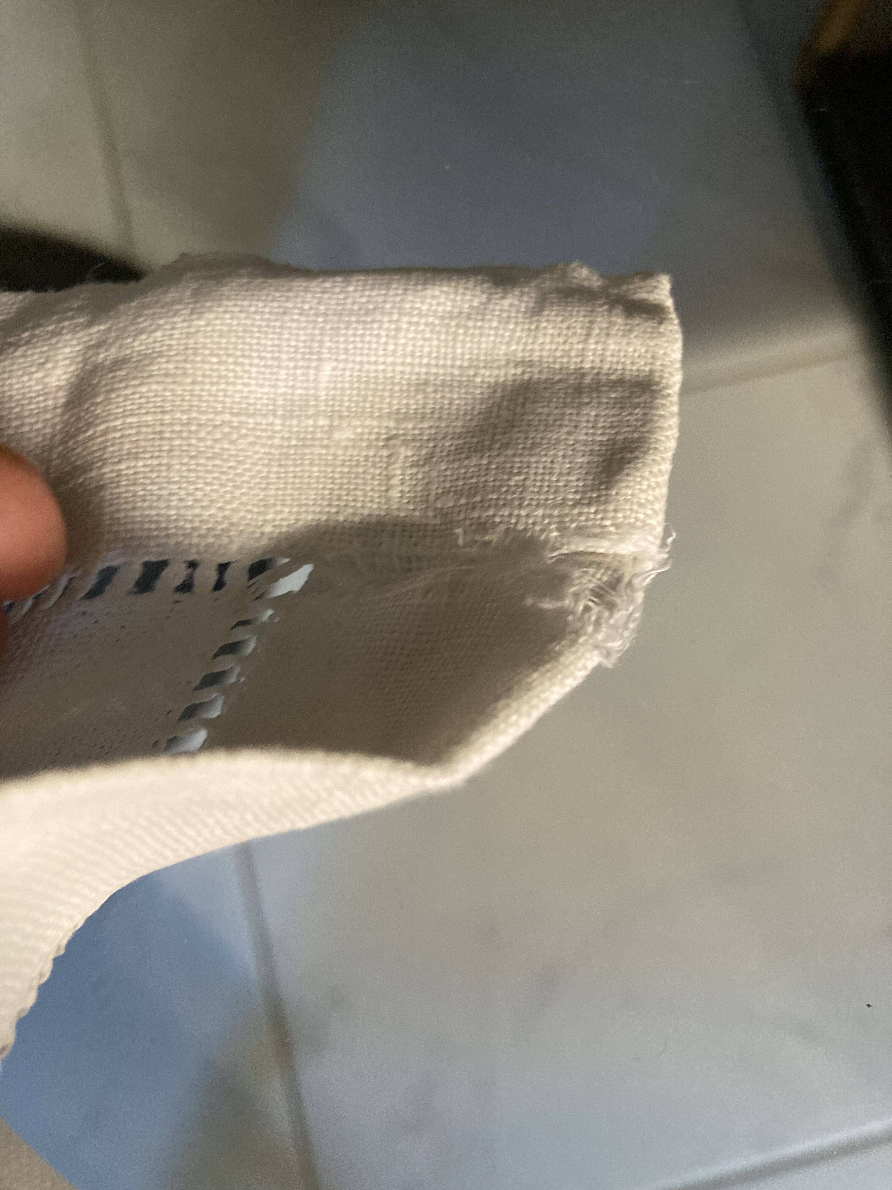 Antique hand-embroidered table runner with wheat ear motif