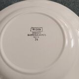 Set of vintage dinner plates