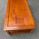 Table basse directoire en merisier massif, années 50