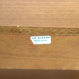 Scandinavian teak bedside table, Sweden, 1950.