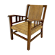 Fauteuil Francis Jourdain en chêne et corde 1930