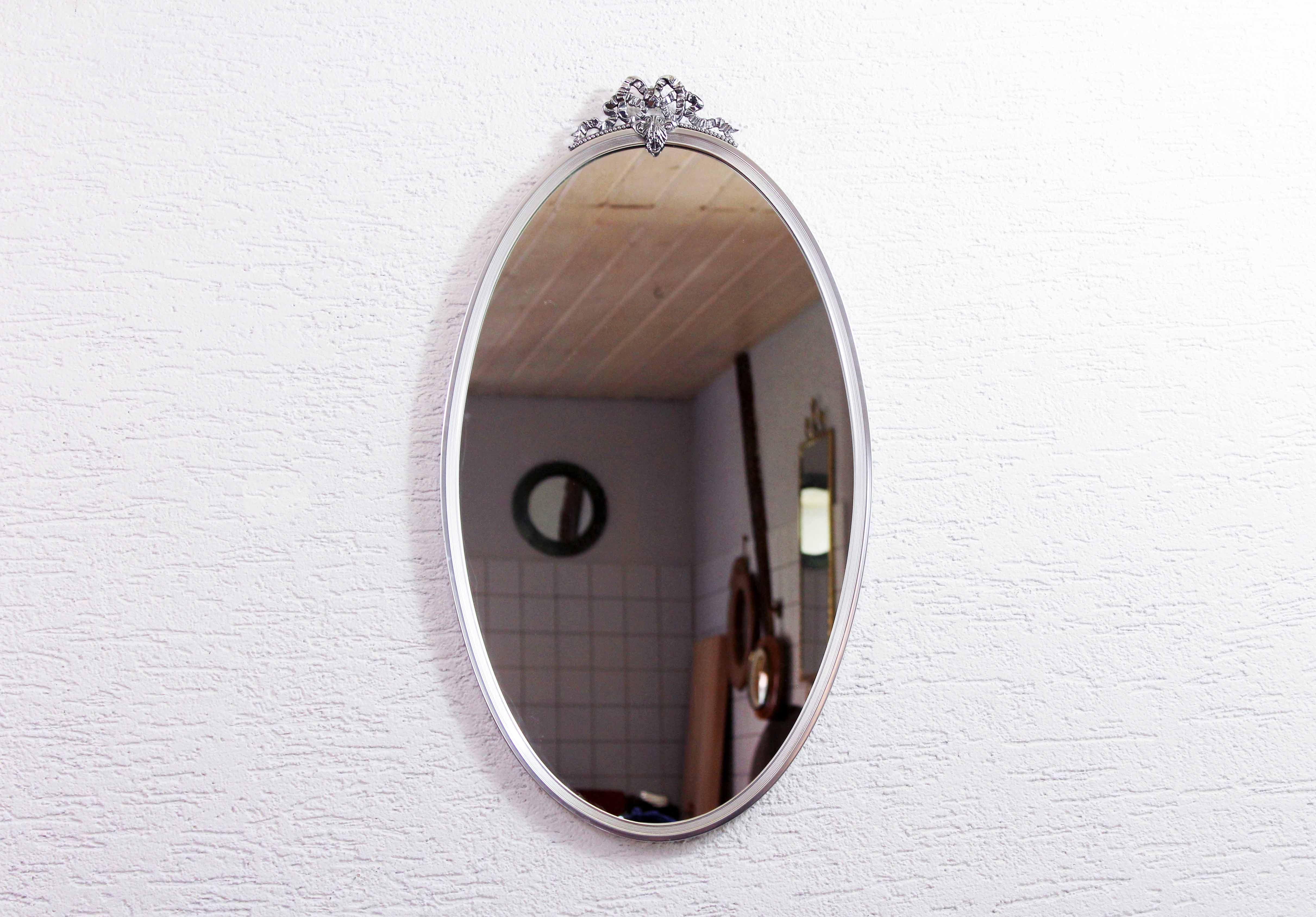 Vintage oval mirror