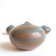 Trio de céramiques miniatures vertes Antonio Lampecco