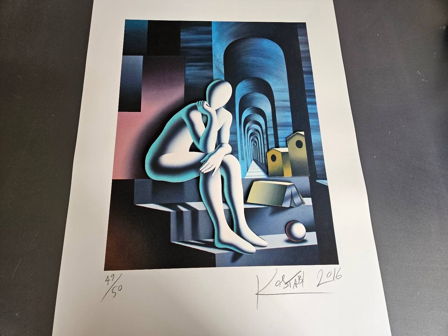 Mark Kostabi, Endless Enigma, conception 3D, 2016