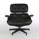 Special Edition All Black Herman Miller Eames Lounge Chair & Ottoman