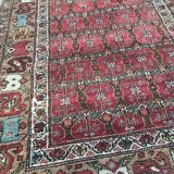 Tapis ancien persan kurde couloir fait main 120x388 cm
