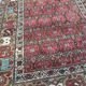 Old persian rug kurdish hallway  120 x 388 cm