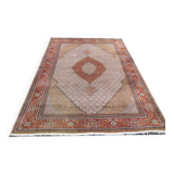 Iran Tabriz Mahi wool and silk oriental rug: 3.60 x 2.50 meters