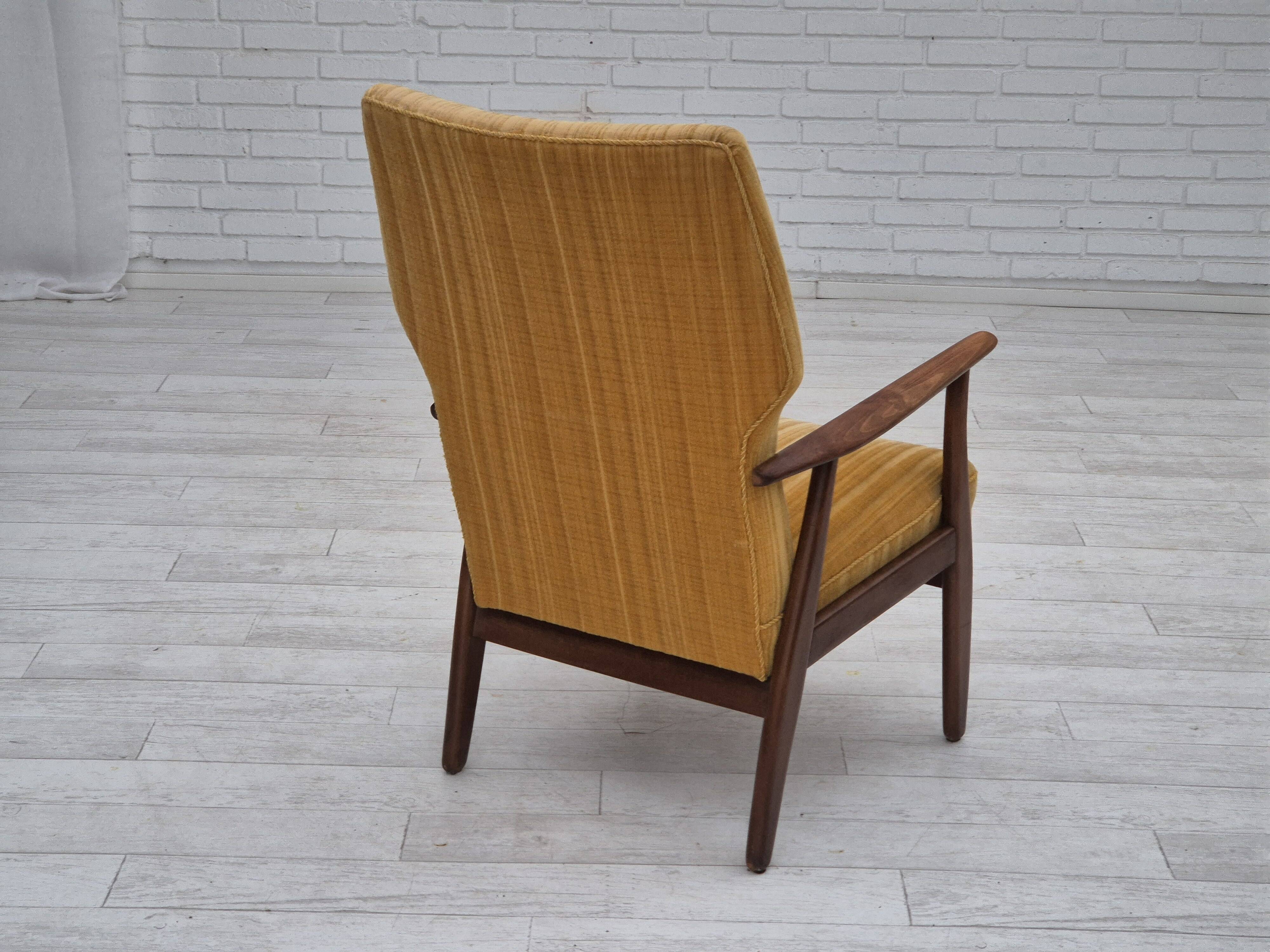 1960s, Danish design by Kurt Olsen, armchair model 230, original condition.