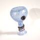 Coloured vase in blue and white glass paste – Murano bottle Italy