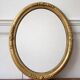 Oval gold mirror - Victorian style