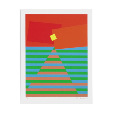 "Composition abstraite" 1971 Li Jagyong
