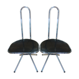 Pair of folding chairs of Niels Gammelgaard